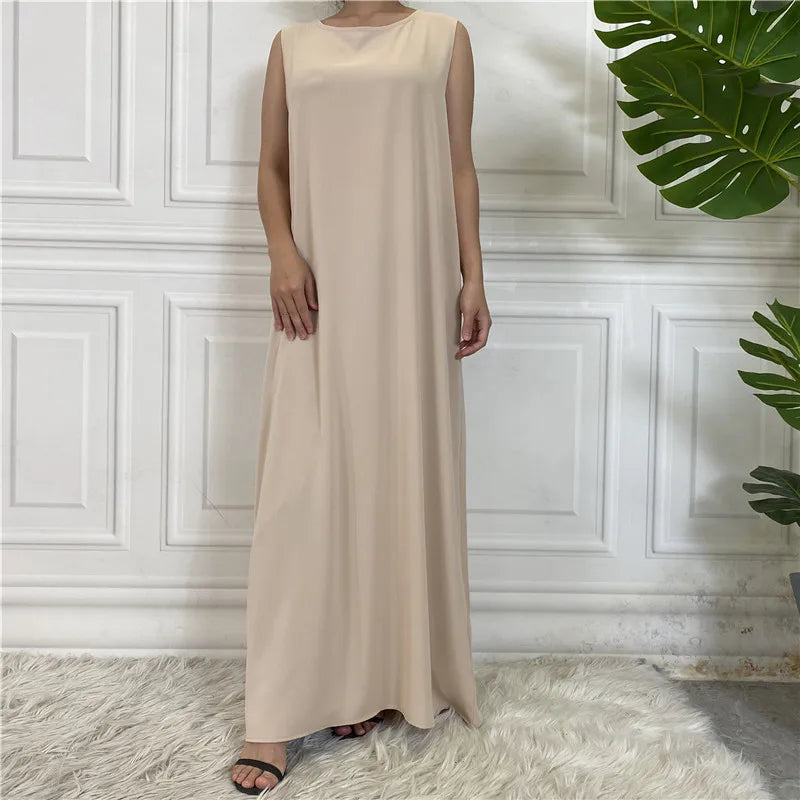 abaya longue sans manches