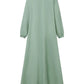 Abaya droite raffinée