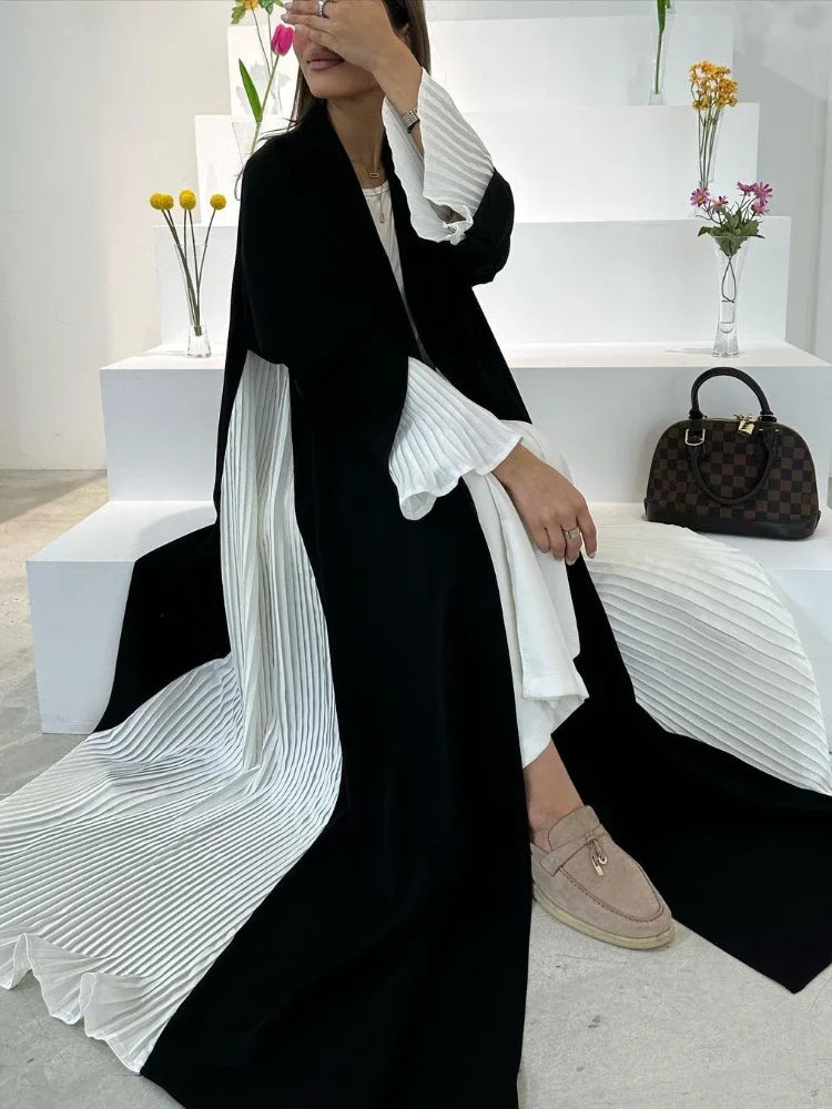 Abaya ouverte moderne
