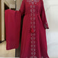 abaya dubai brodee red