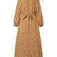 abaya robe longue fleurie