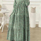robe abaya fleurie 