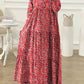 robe abaya fleurie 