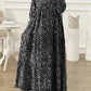 robe abaya fleurie 