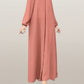 robe musulmane droite simple
