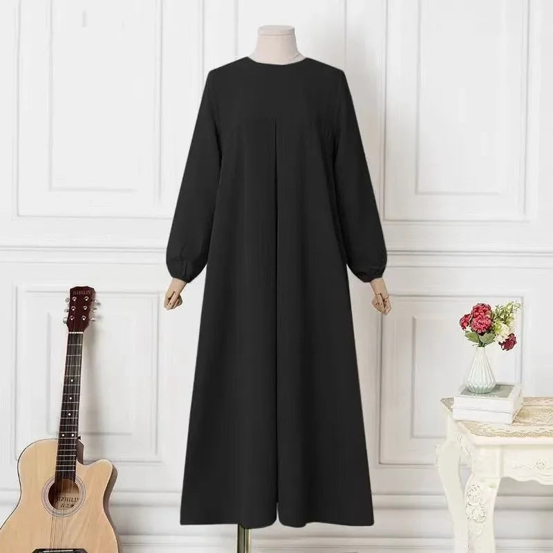 robe droite simple abaya