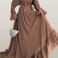 robe évasée musulmane