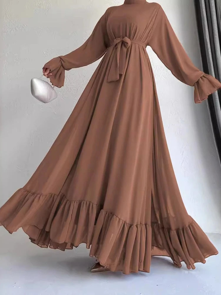robe évasée musulmane