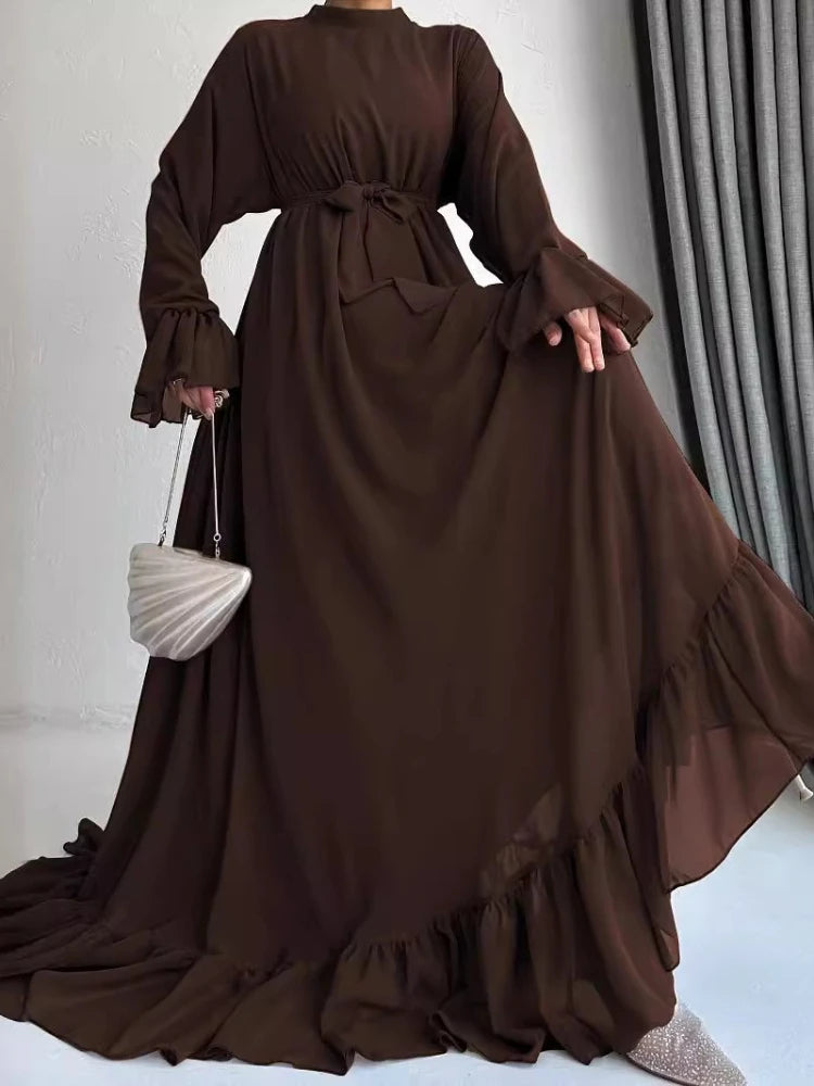 robe évasée musulmane