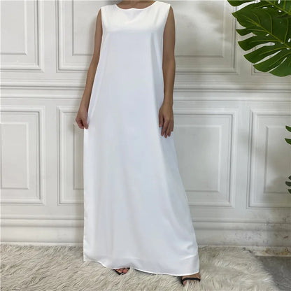 sous abaya femme blanche